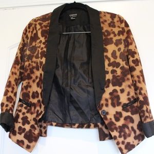 CHEETAH PRINT BLAZER